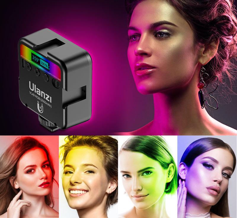 Compre 1 Leve 2 - Luz de Led RGB para Fotos e Vídeos 2000mAh Recarregável